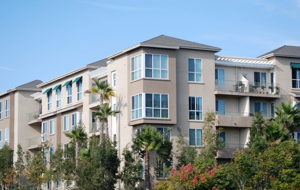 Commercial Painters Grey apartment commercial exterior