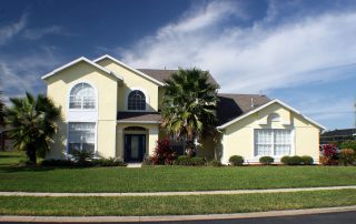 A new home in Florida with blue sky. Exterior Painting Contractor in Batavia, IL
