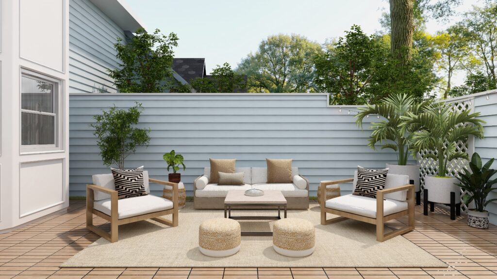 Painted Patio Design Painted Patio Design